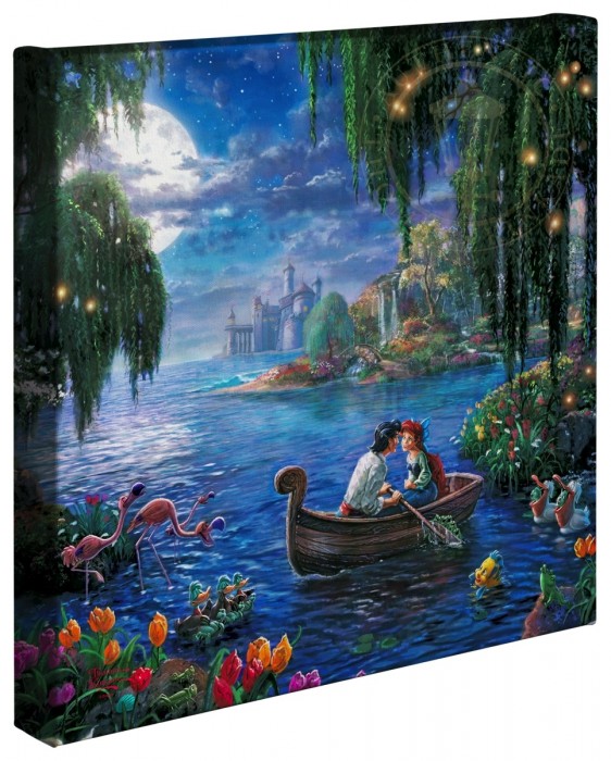 Thomas Kinkade Disney Alice in Wonderland Gallery Wrapped Canvas